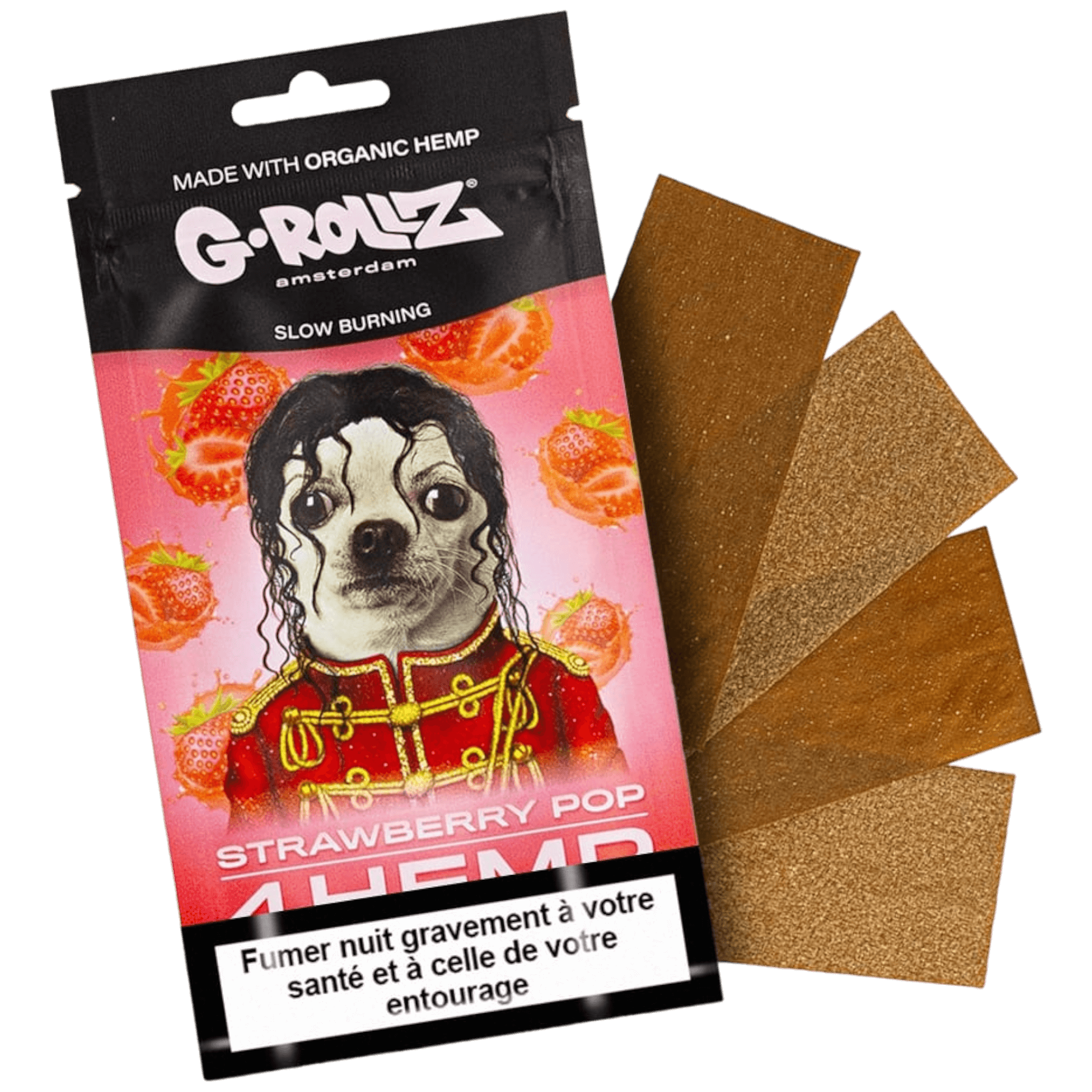 Strawberry Pop Blunts x4