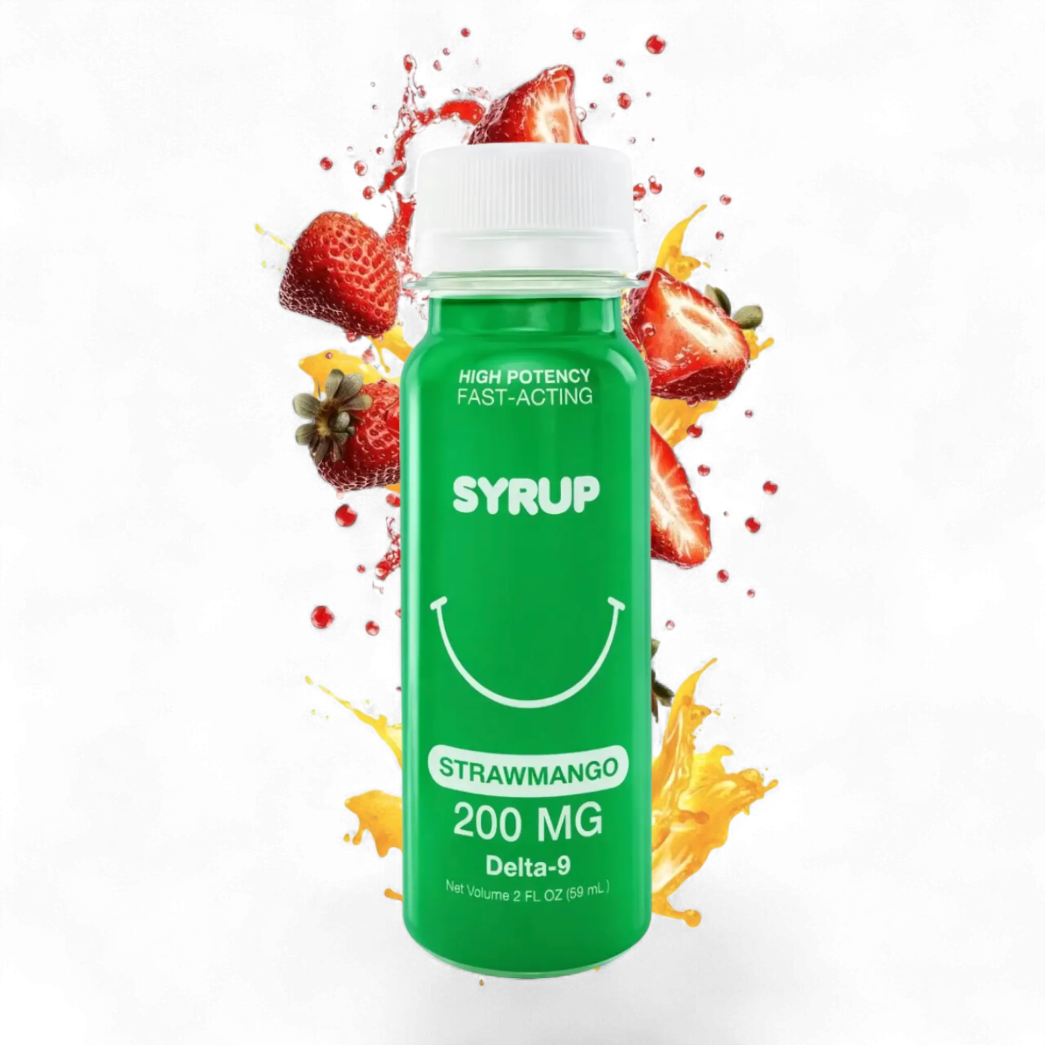 Erdbeermango-THC-Sirup