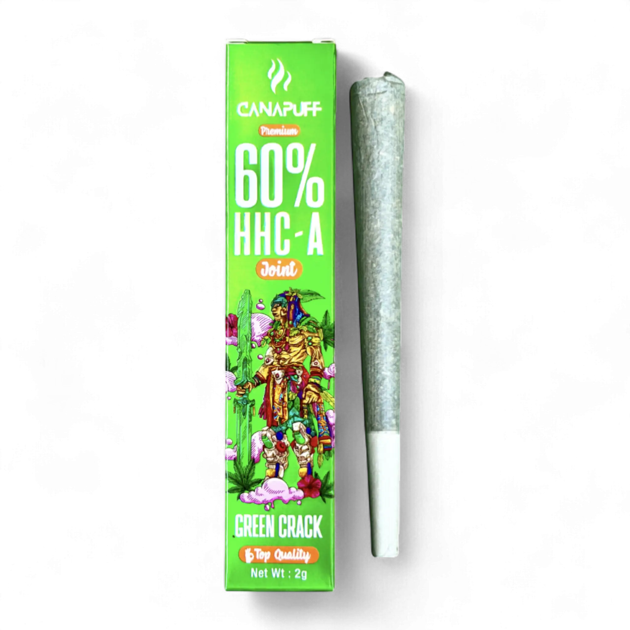 Vorgerollte 2g Green Crack HHCA
