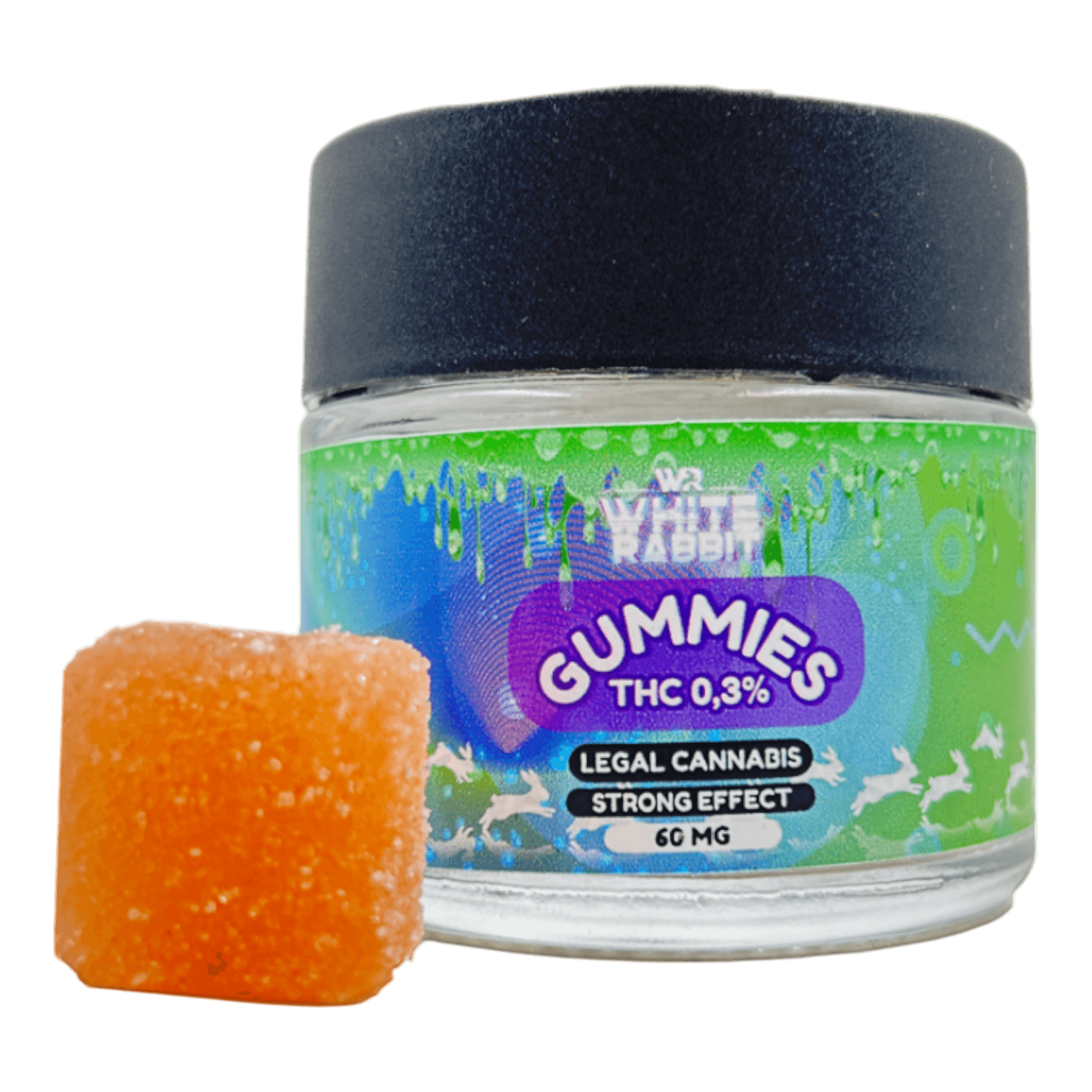 60 mg | 3 Gummibärchen WEISSES KANINCHEN