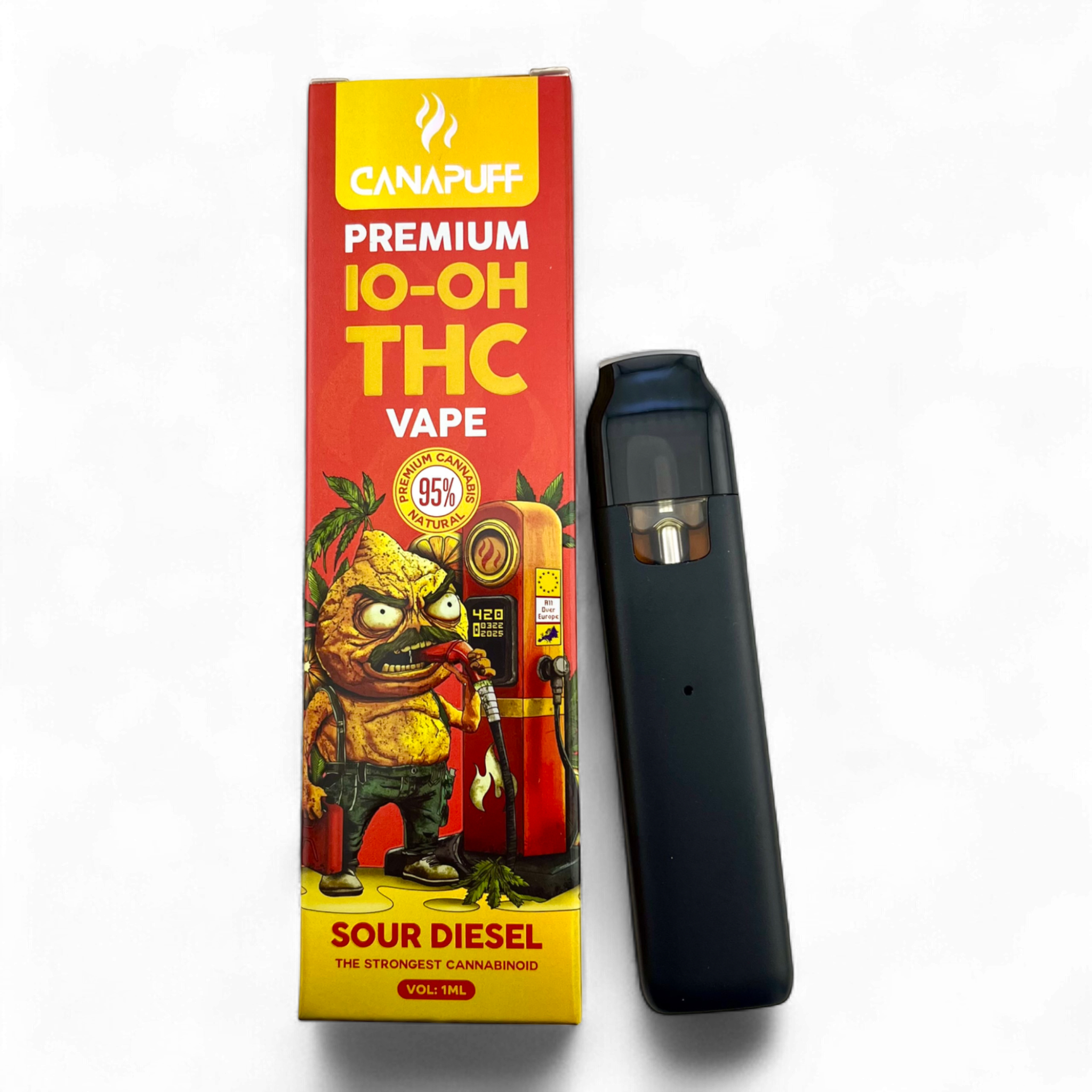 Puff 95% 10-OH-THC Sour Diesel Canapuff